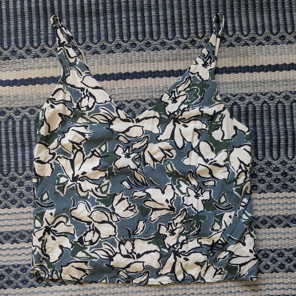 Banana Republic Floral Print Women's Tank Top